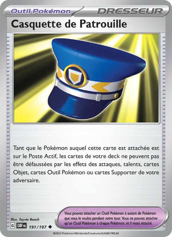 Casquette de Patrouille, Flammes Obsidiennes No. 191