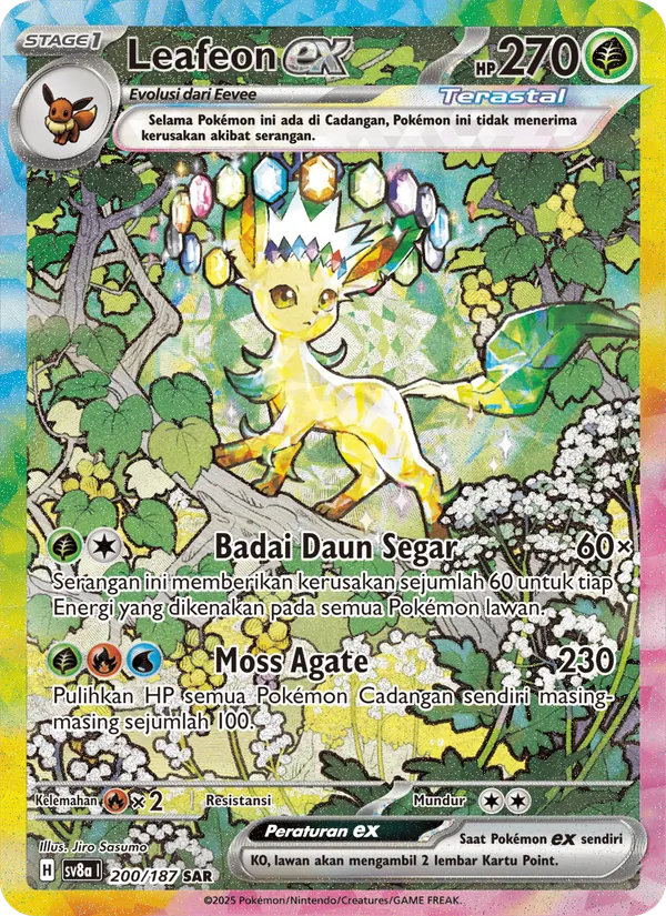 Leafeon ex, Festival Terastal ex No. 200