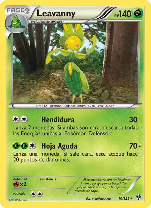 Leavanny, Tormenta Plasma No. 10