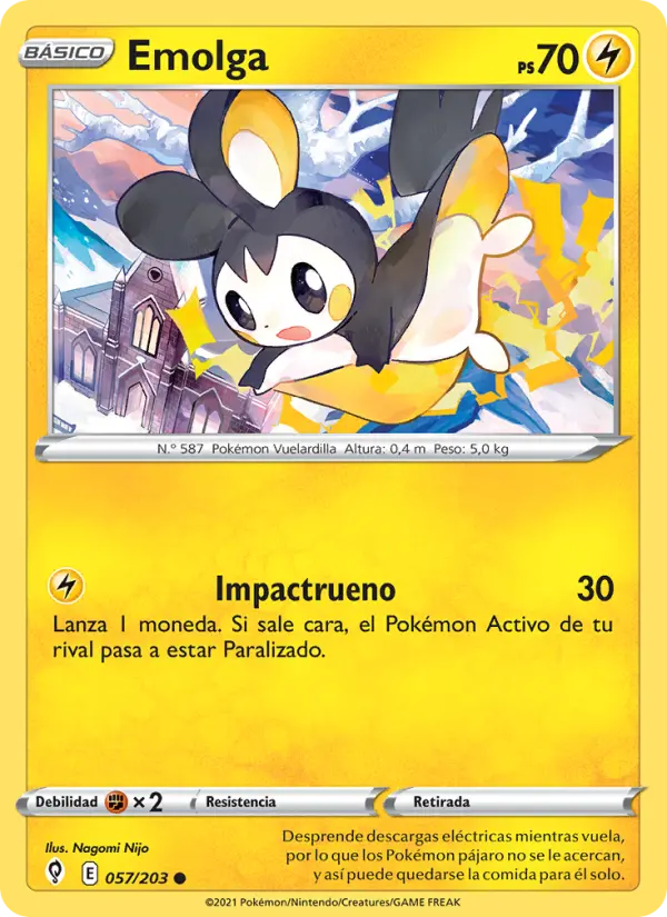 Emolga, Cielos Evolutivos No. 57
