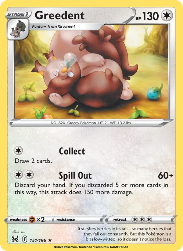 Greedent, Lost Origin No. 151
