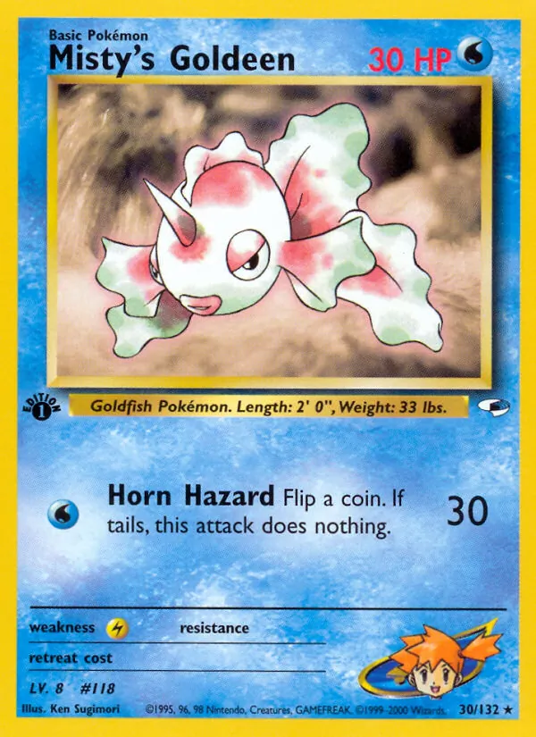 Misty's Goldeen, Gym Heroes Nº 30