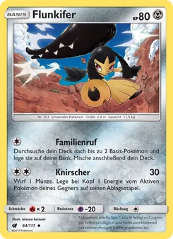 Flunkifer, Aufziehen der Sturmröte No. 64 Normal