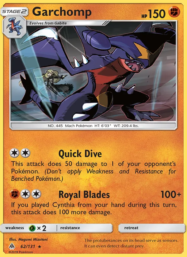 Garchomp, Forbidden Light No. 62