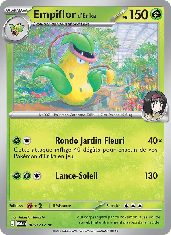 Empiflor d'Erika, Héros Transcendants Nº 006