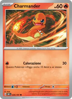 Charmander, Ossidiana Infuocata Nº 026 Normal