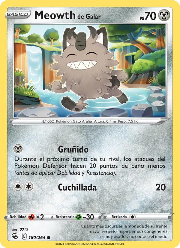 Meowth de Galar, Golpe Fusión No. 180