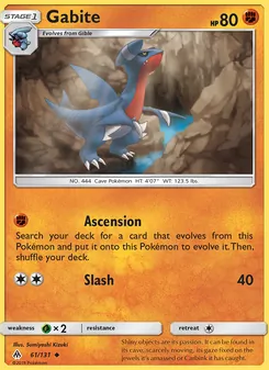 Gabite, Forbidden Light Nº 61 Normal