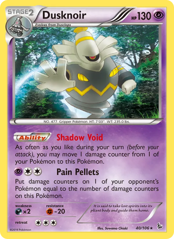 Dusknoir, Flashfire No. 40