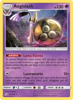 Aegislash, Sintonia Mentale Nº 95 Normal