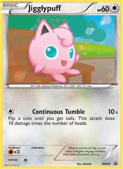 Jigglypuff, BW Black Star Promos Nº BW65 Normal