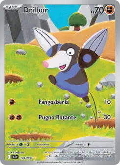 Drilbur, Luce Nera Nº 124 Holo
