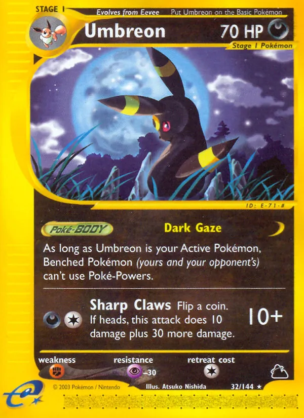 Umbreon, Skyridge No. 32
