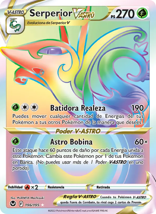 Serperior V-ASTRO, Tempestad Plateada No. 196