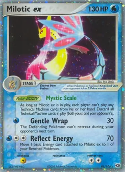 Milotic ex, Emerald No. 96 Holo
