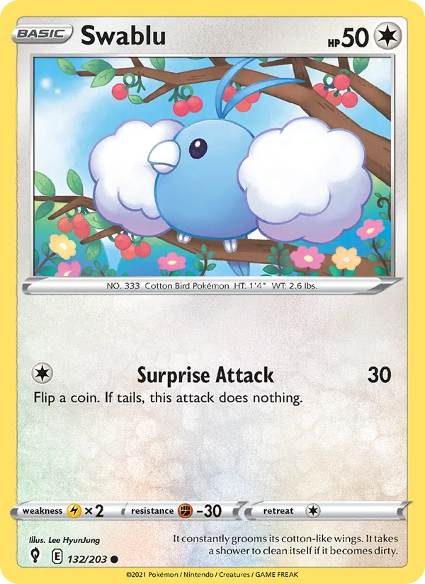 Swablu, Evolving Skies Nº 132