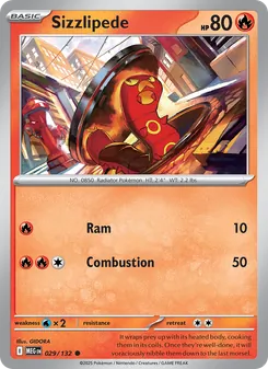 Sizzlipede, Mega Evolution No. 029 Normal