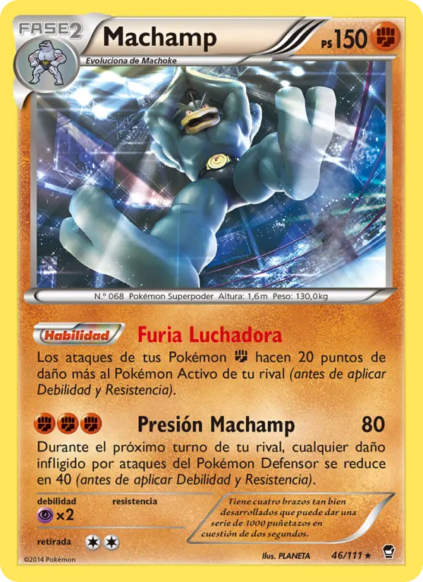 Machamp, Puños Furiosos No. 46