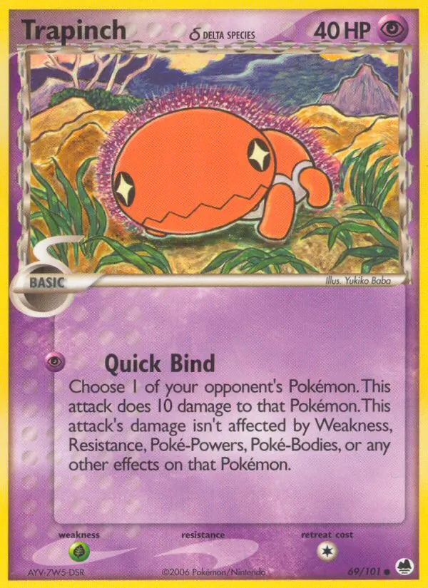 Trapinch δ, Dragon Frontiers Nº 69