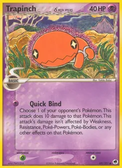 Trapinch δ, Dragon Frontiers Nº 69 Normal