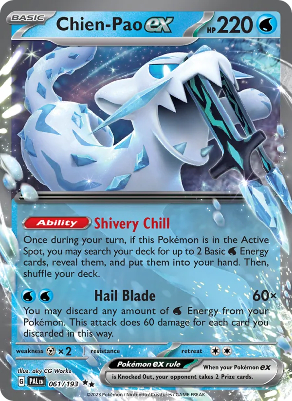Chien-Pao ex, Paldea Evolved No. 061