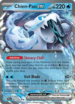 Chien-Pao ex, Paldea Evolved No. 061 Holo