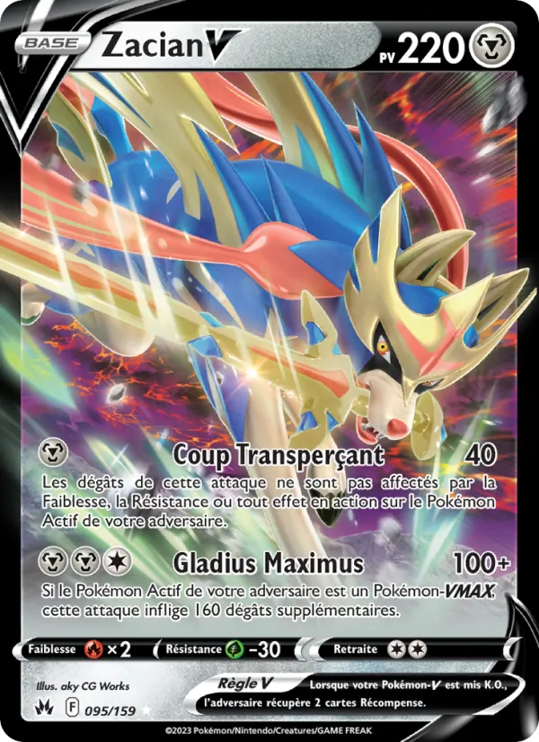Zacian V, Zénith Suprême No. 095