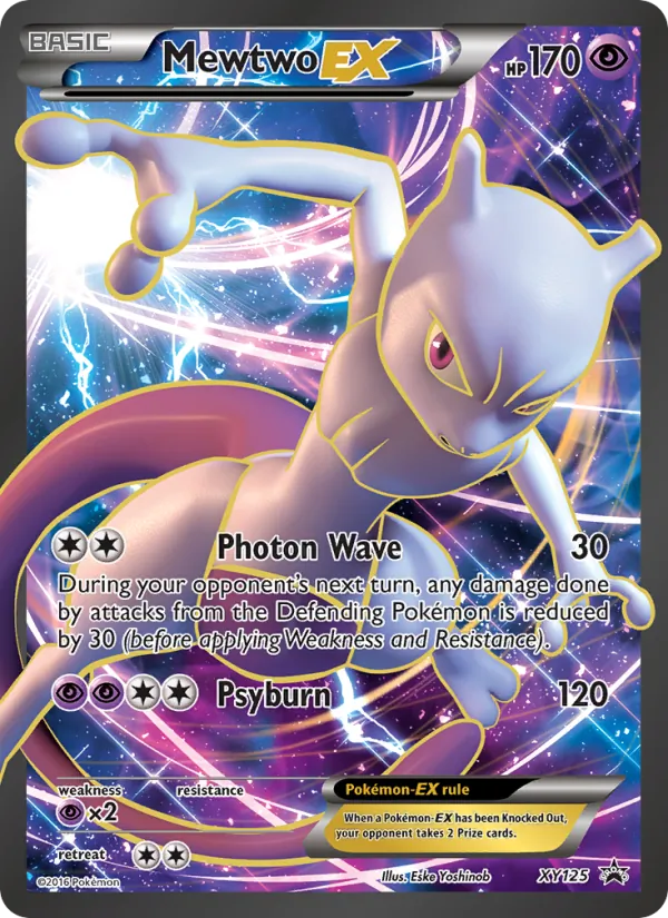 Mewtwo EX, XY Black Star Promos No. XY125