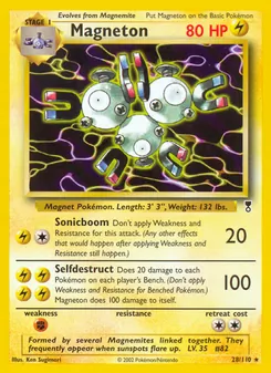 Magneton, Legendary Collection No. 28 Normal