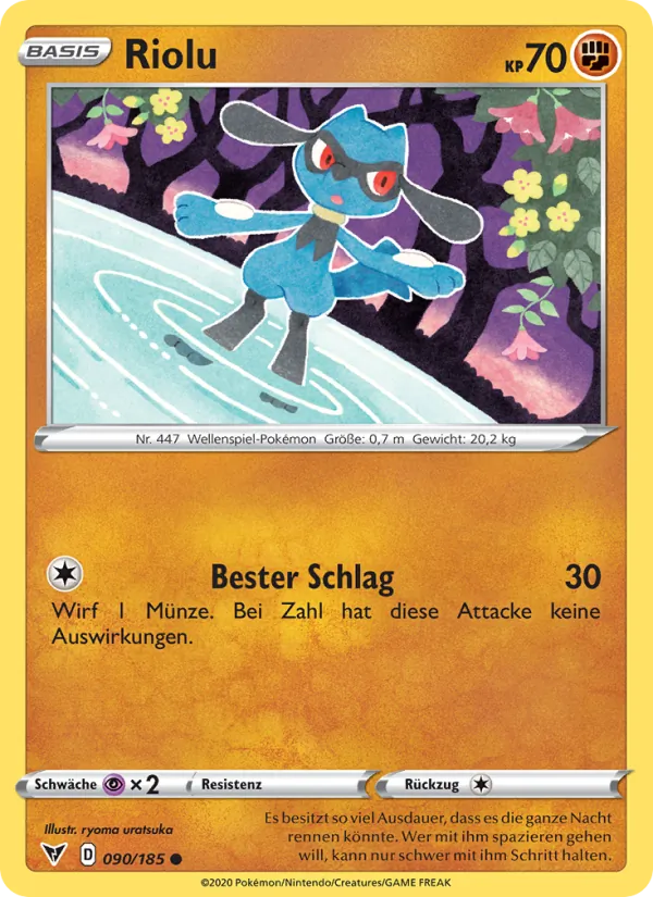 Riolu, Farbenschock Nº 90