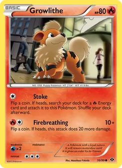 Growlithe, Next Destinies No. 10 Normal