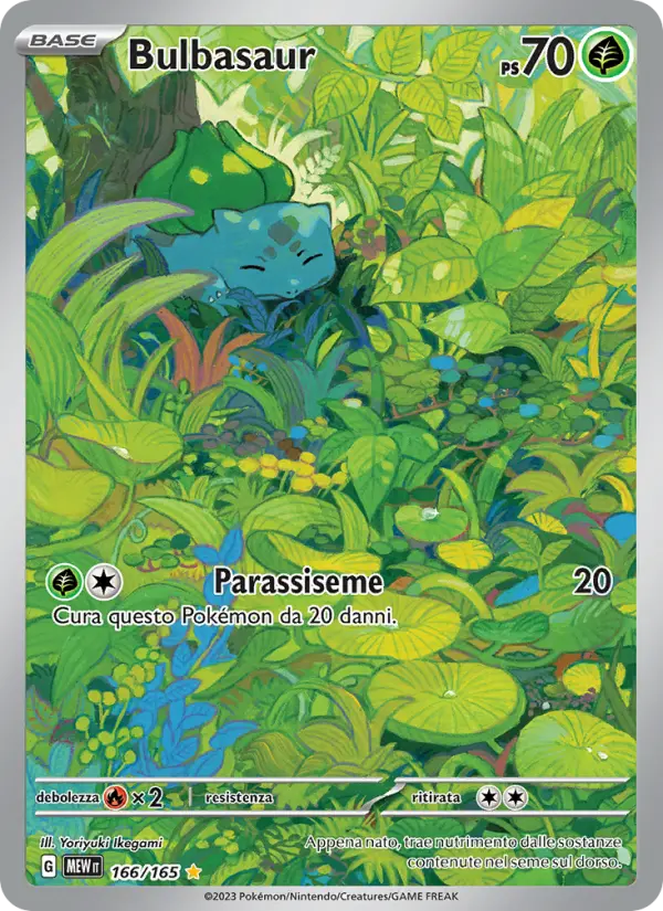 Bulbasaur, 151 No. 166