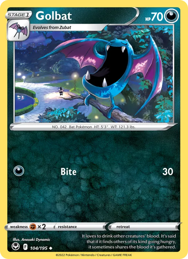 Golbat, Silver Tempest Nº 104