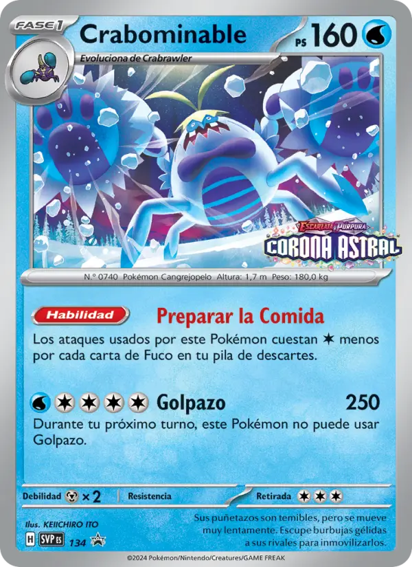 Crabominable, SVP Black Star Promos Nº 134