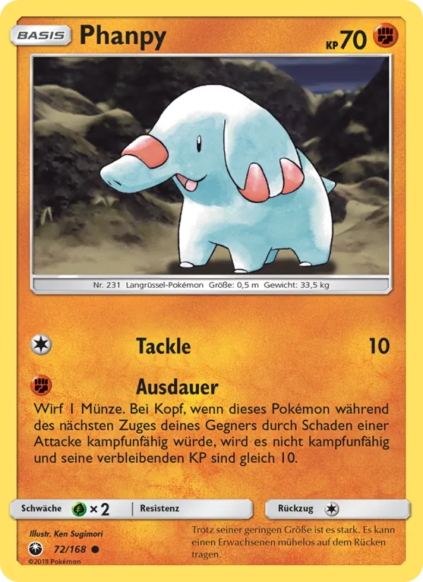 Phanpy, Sturm Am Firmament No. 72