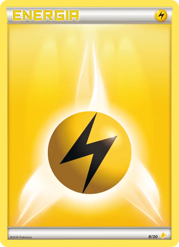 Energia Lampo, XY trainer Kit (Pikachu Libre) Nº 8