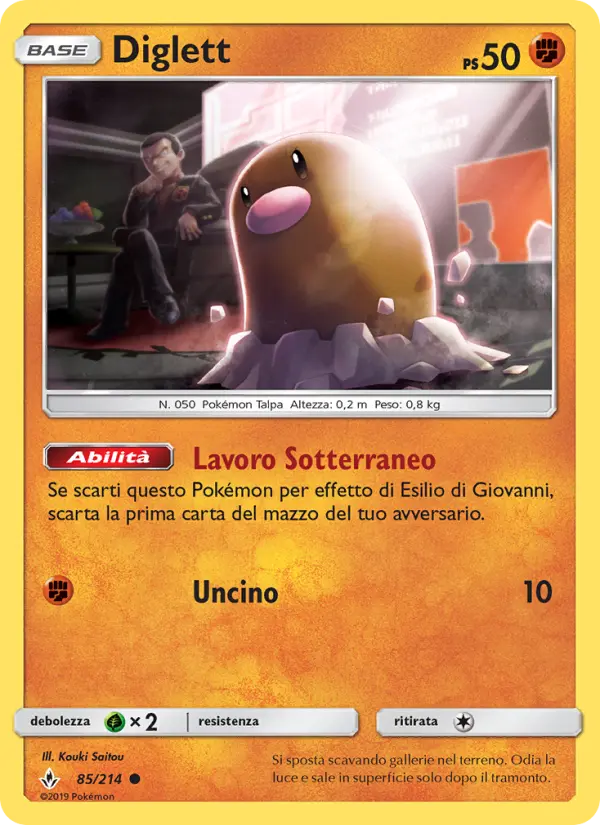 Diglett, Legami Inossidabili No. 85