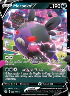 Morpeko V, Astros Brillantes No. 095 Holo