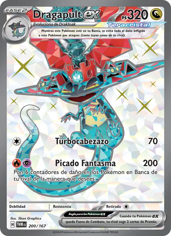 Dragapult ex, Mascarada Crepuscular No. 200