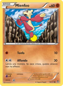 Mienfoo, Colpi Furiosi Nº 56 Normal