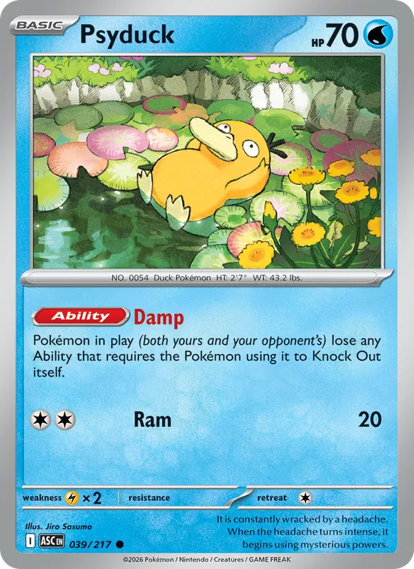 Psyduck, Ascended Heroes No. 039