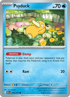 Psyduck, Ascended Heroes No. 039 Normal