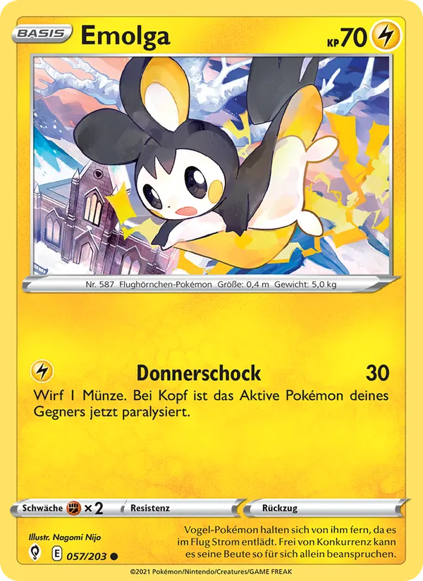 Emolga, Drachenwandel Nº 57