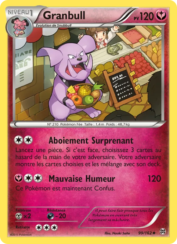 Granbull, Impulsion Turbo Nº 99