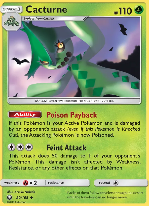 Cacturne, Celestial Storm No. 20