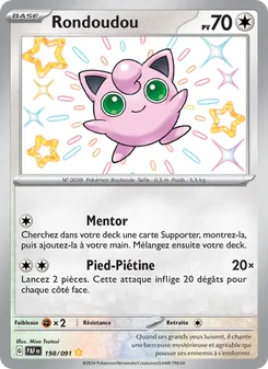 Rondoudou, Destinées de Paldea Nº 198 Holo