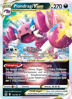 Piondragi VSTAR, Verlorener Ursprung Nº 119 Holo