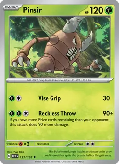 Pinsir, 151 No. 127 Normal