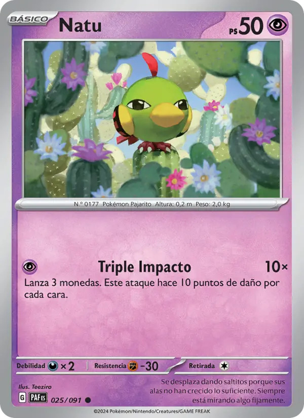 Natu, Destinos de Paldea No. 025