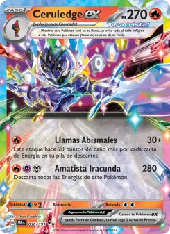 Ceruledge ex, Chispas Fulgurantes No. 036 Holo